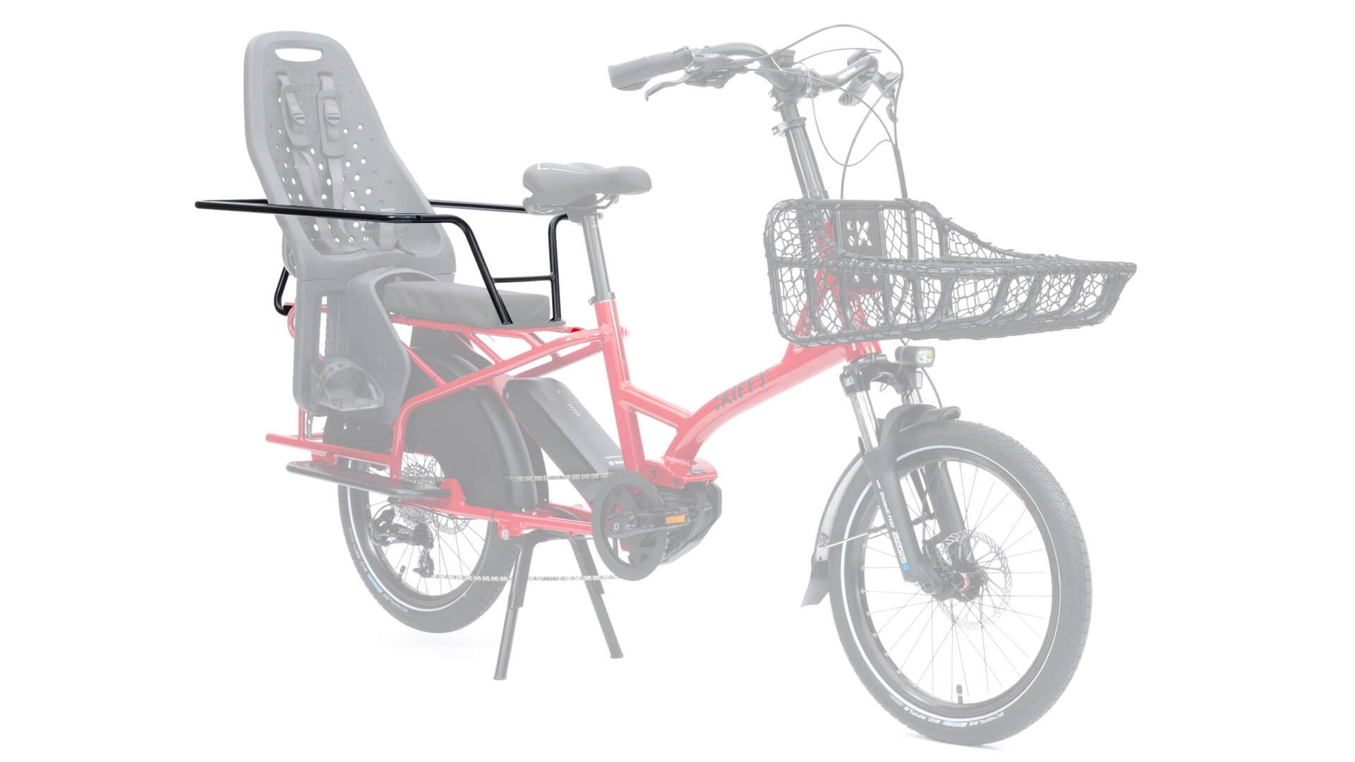 Secure Bars mises en place sur un modèle équipé d'un siège à l'arrière