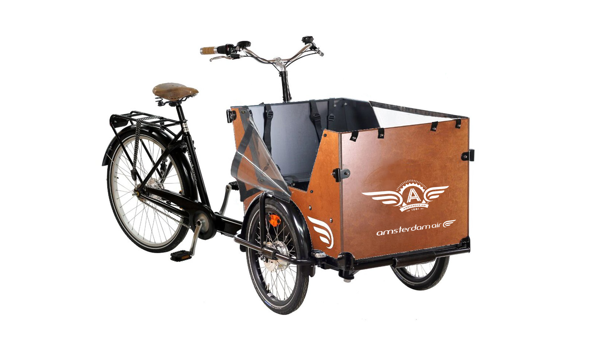 Triporteur Smiley avec caisse miel