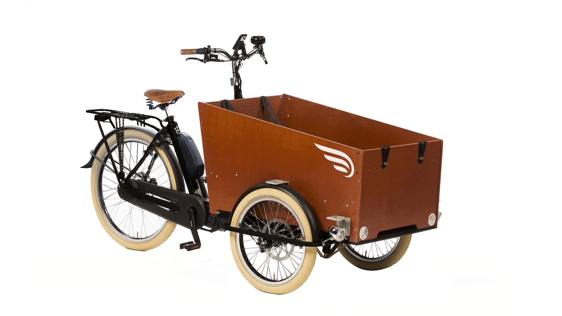 Triporteur Bakfiets Confort STEPS dans sa configuration de base