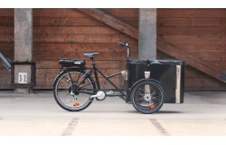 Triporteur électrique NIHOLA XL Pro vu de côté