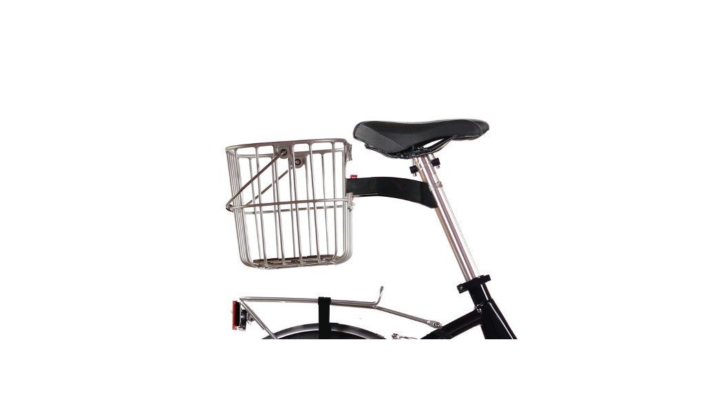 Panier Brooks Hoxton alu, bois et cuir avec sa fixatio Klickfix Panier Brooks Hoxton alu, bois et cuir avec sa fixatio Klickfix