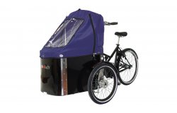 Capote de pluie bleue pour triporteur NIHOLA CARGO