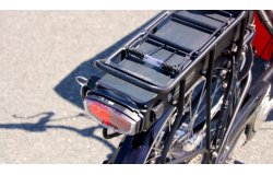 Triporteur NIHOLA CARGO 4.0 avec protection pluie rouge