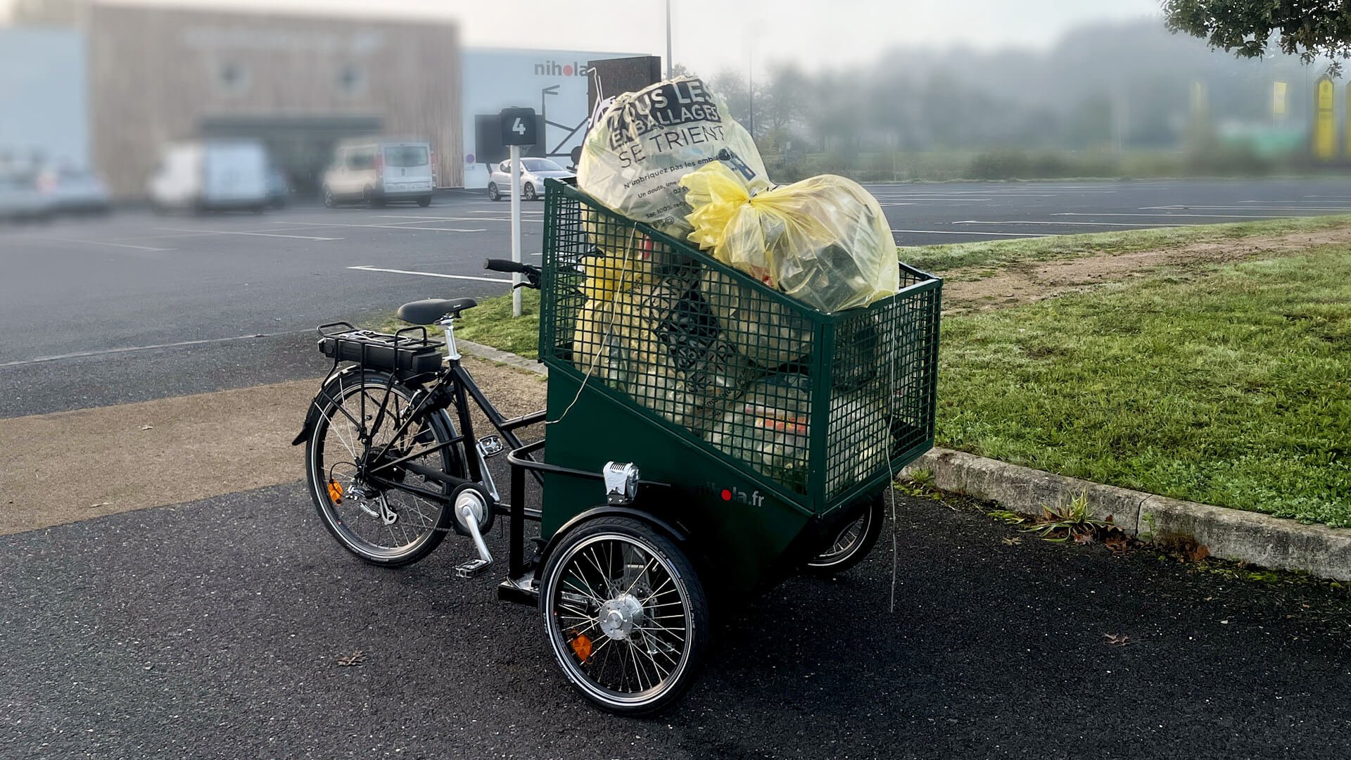 Triporteur electrique NIHOLA MAXX Espaces Vert reconditionne
