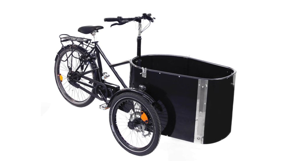 Triporteur électrique NIHOLA CARGO Single - moteur pédalier