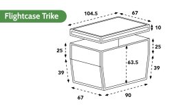 Dimensions de la Flightcase