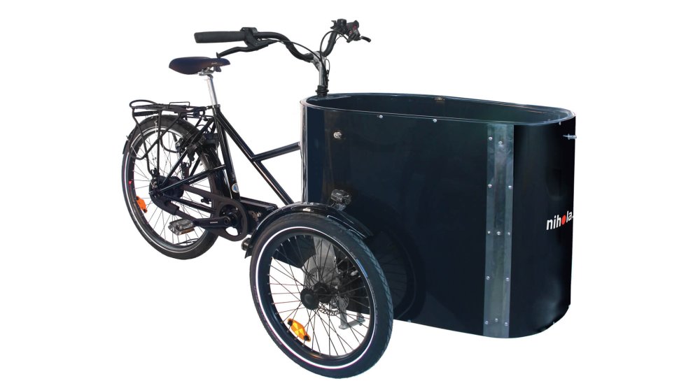 Triporteur électrique NIHOLA CARGO XL Pro moteur pédalier