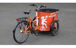 Vue de derrière du NIHOLA CARGO XL Événementiel