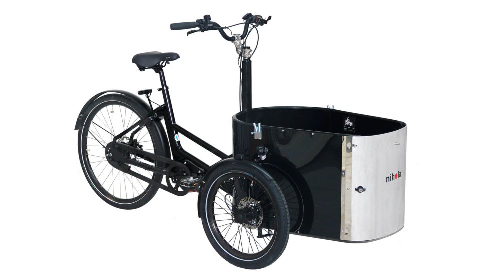 NIHOLA CARGO Open G2 pédalier dans sa configuration de base