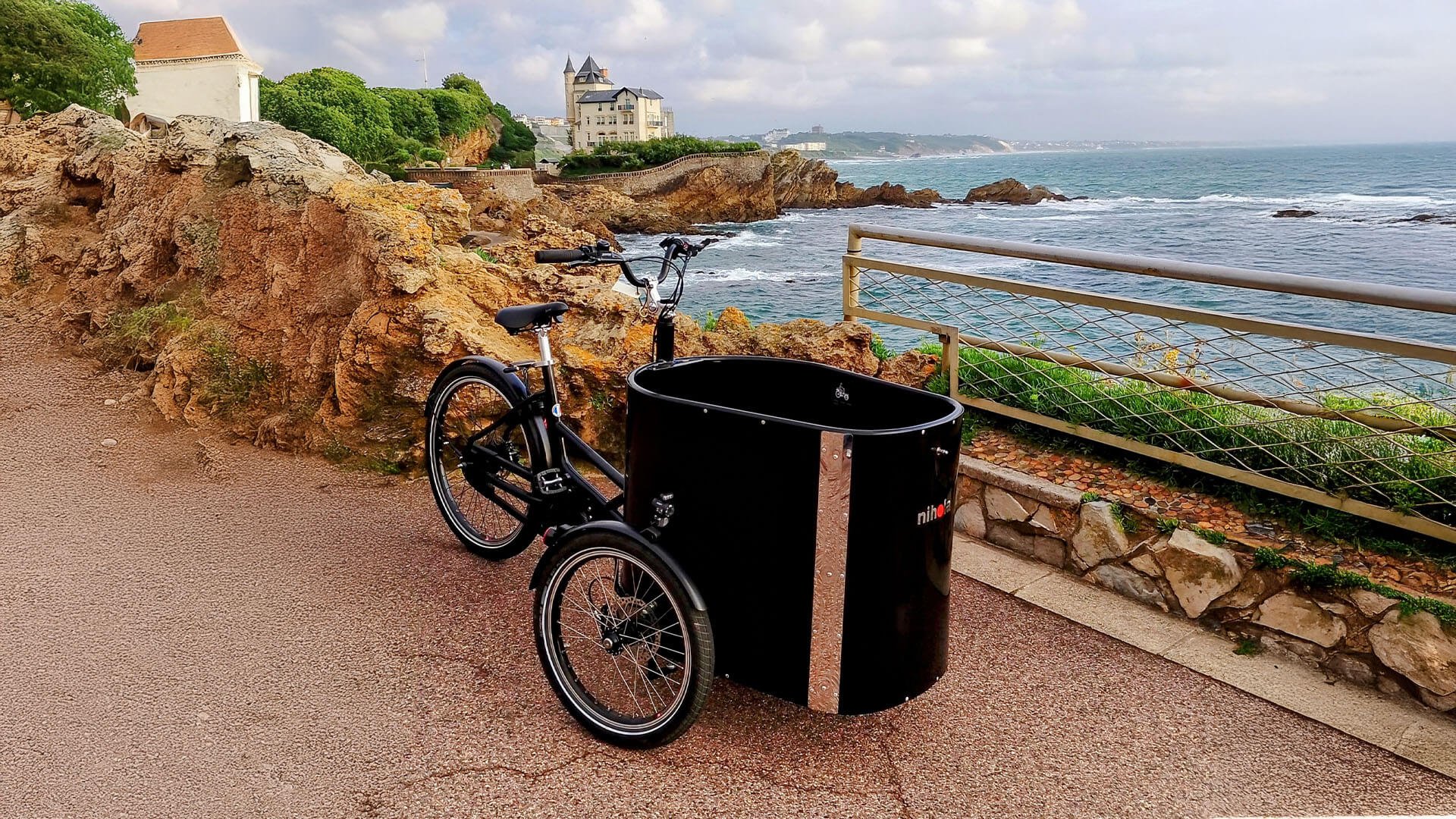 Le Nihola Cargo XL Pro avec son nouveau cadre