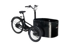 Le triporteur Nihola CARGO Single G2 dans sa configuration de base