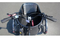 Point de vue du conducteur sur l'intérieur de la malle du CARGO Open