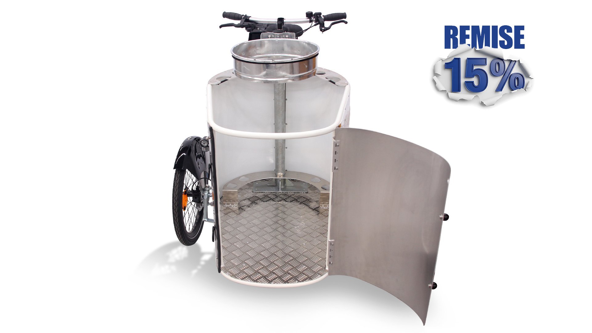15% de remise immédiate sur ce triporteur pro sans assistance électrique !