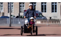 Triporteur Nihola CARGO Family G2 avec assistance électrique pédalier