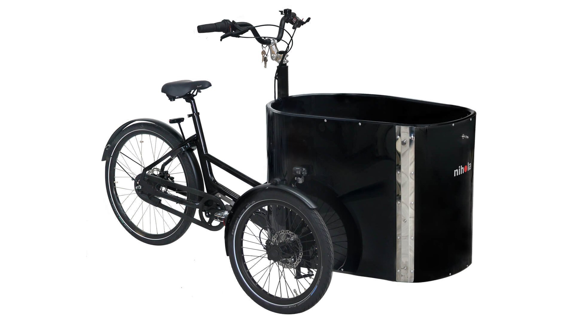 Le triporteur NIHOLA CARGO XL Pro musculaire