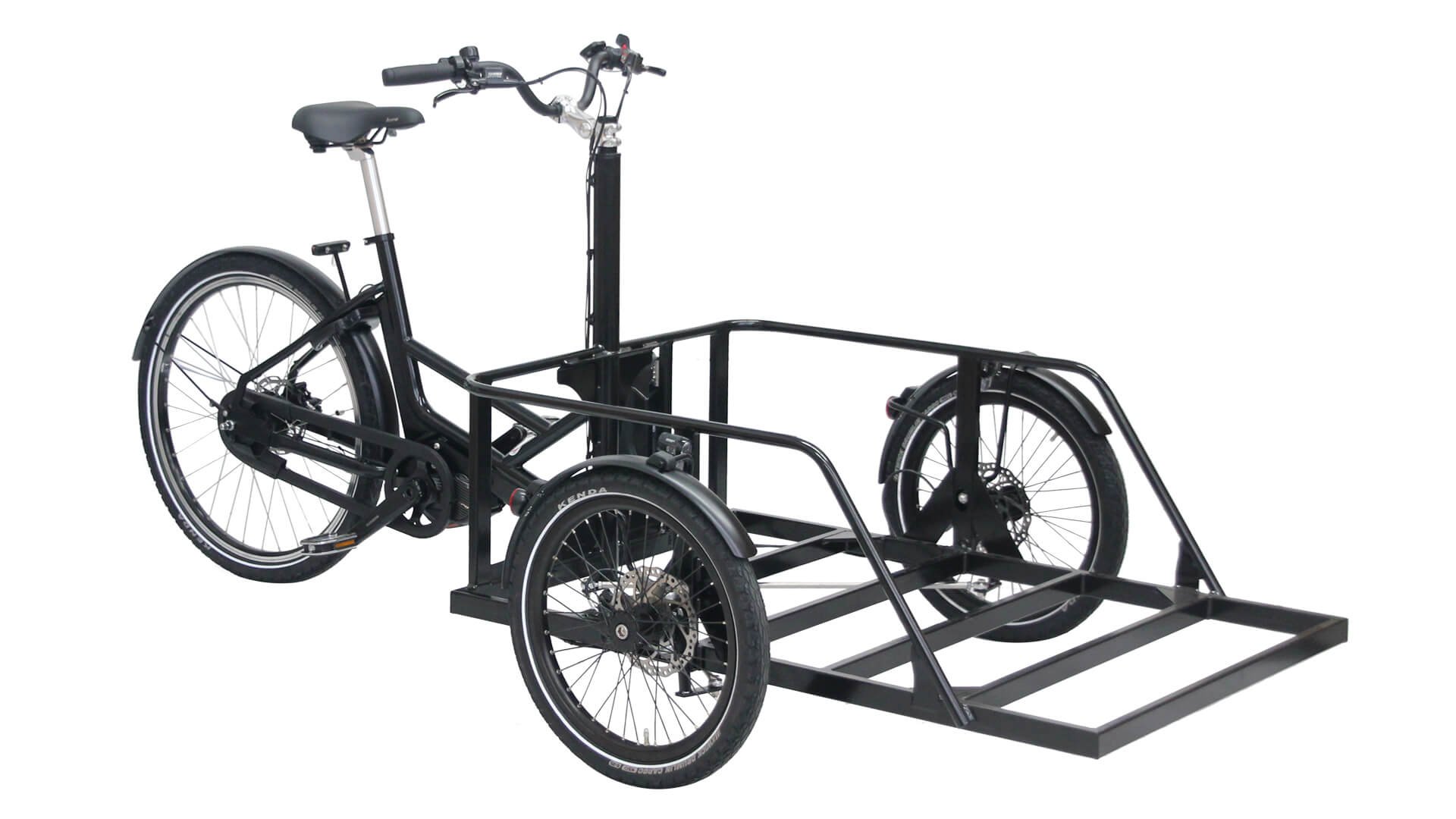 Le triporteur NIHOLA MAXX avec assistance pédalier Shimano