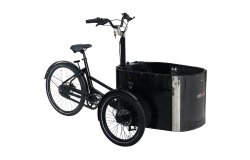 Triporteur NIHOLA CARGO Family musculaire avec fronton lexan transparent