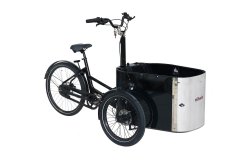 Triporteur NIHOLA CARGO Family musculaire avec porte avant en aluminium
