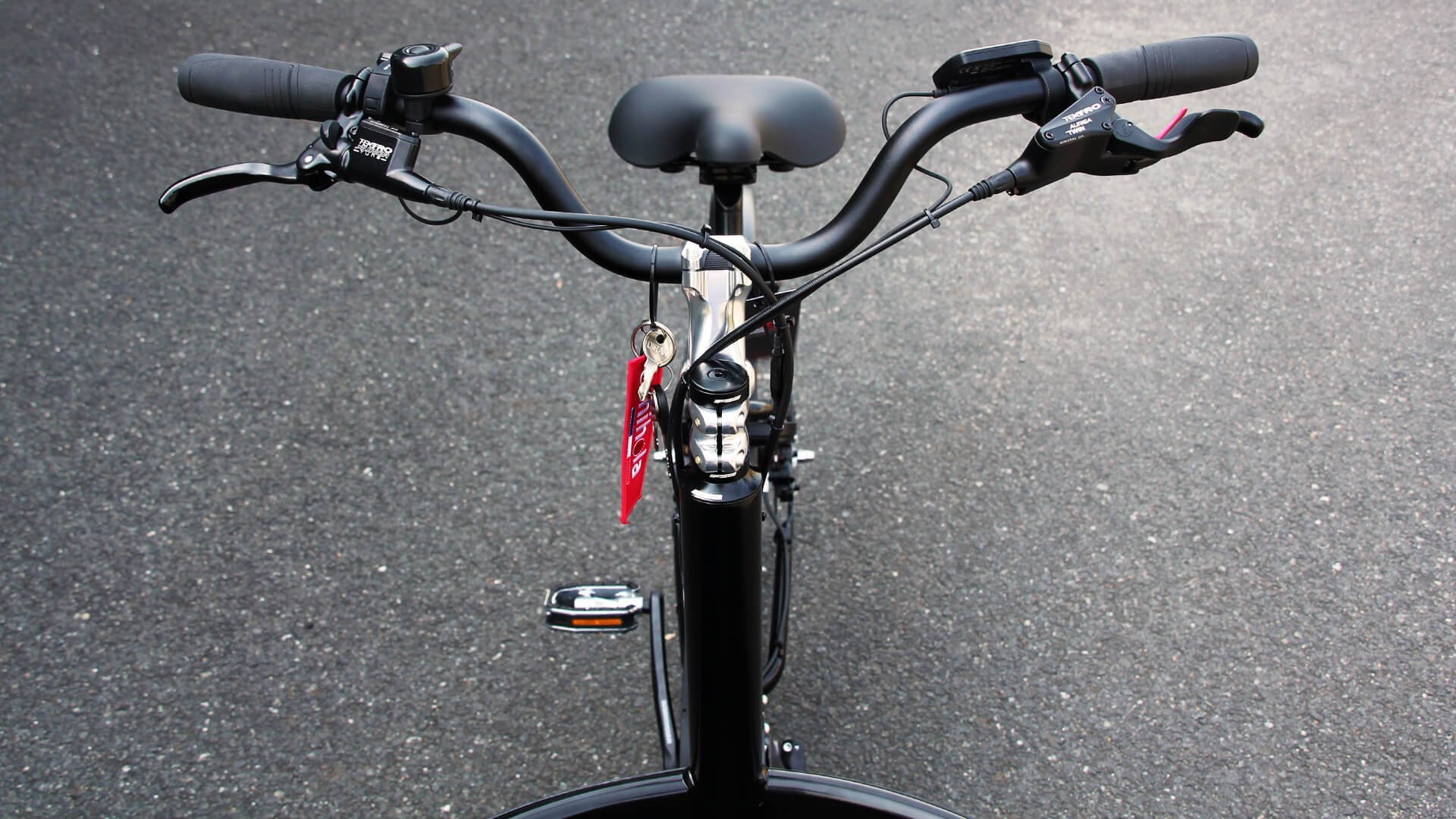 Le cintre des modèles NIHOLA avec assistance pédalier Shimano