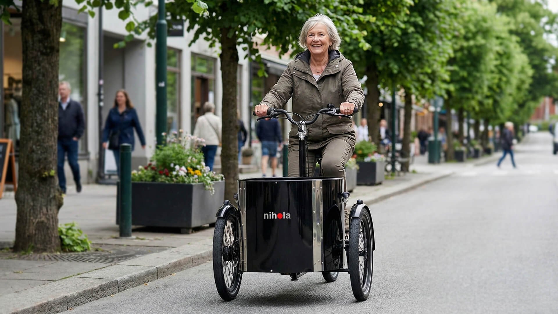 Le triporteur NIHOLA LOW