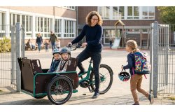 Triporteur NIHOLA COMBI 4 Family avec assistance pédalier Shimano