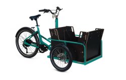 Triporteur NIHOLA COMBI 4 Family avec assistance pédalier Shimano