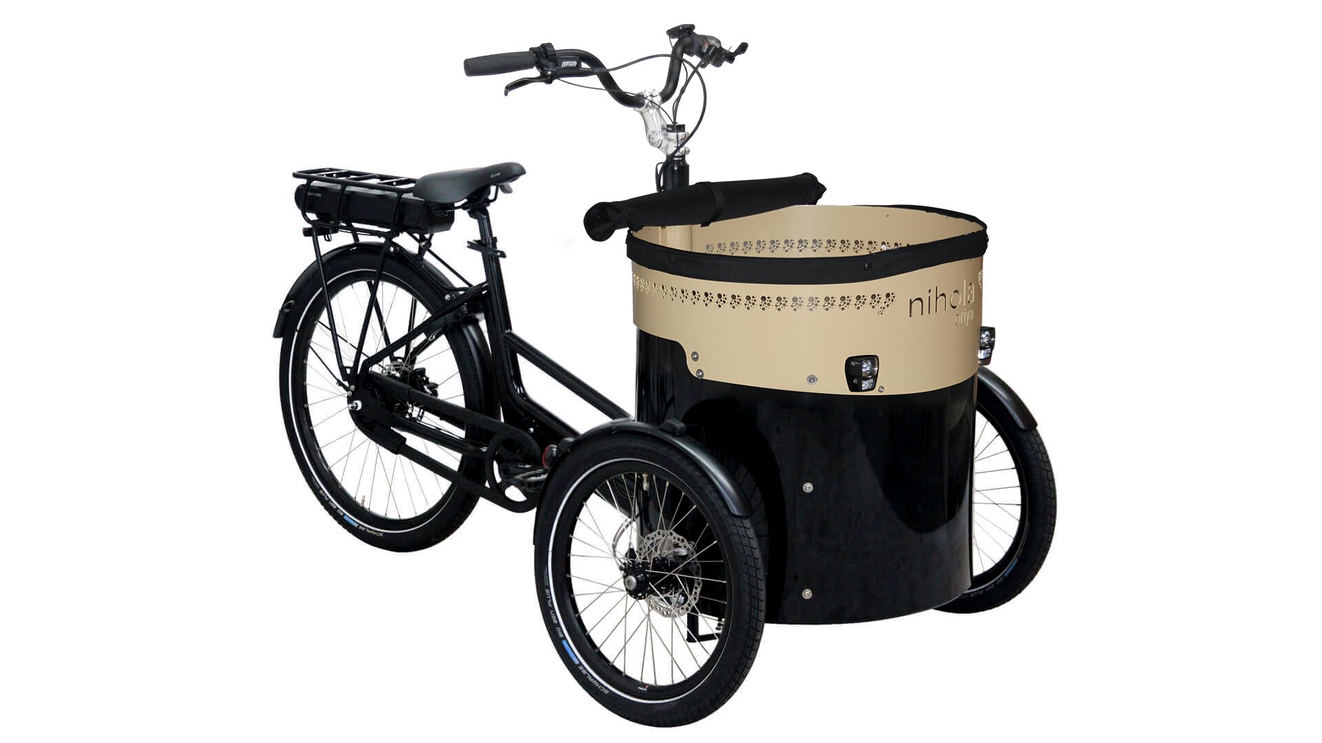 Triporteur Oriya avec assistance pédalier Shimano