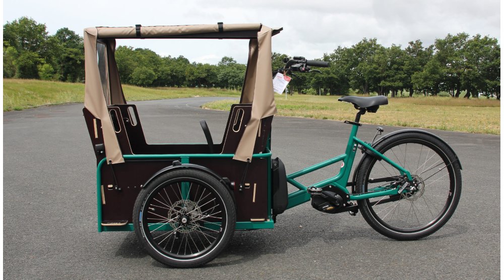 Tente de pluie pour triporteur NIHOLA COMBI 4Family Z3(4)