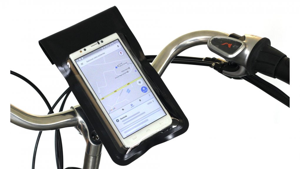 Support étanche de smartphone à fixer au cintre du vélo Support étanche de smartphone à fixer au cintre du vélo
