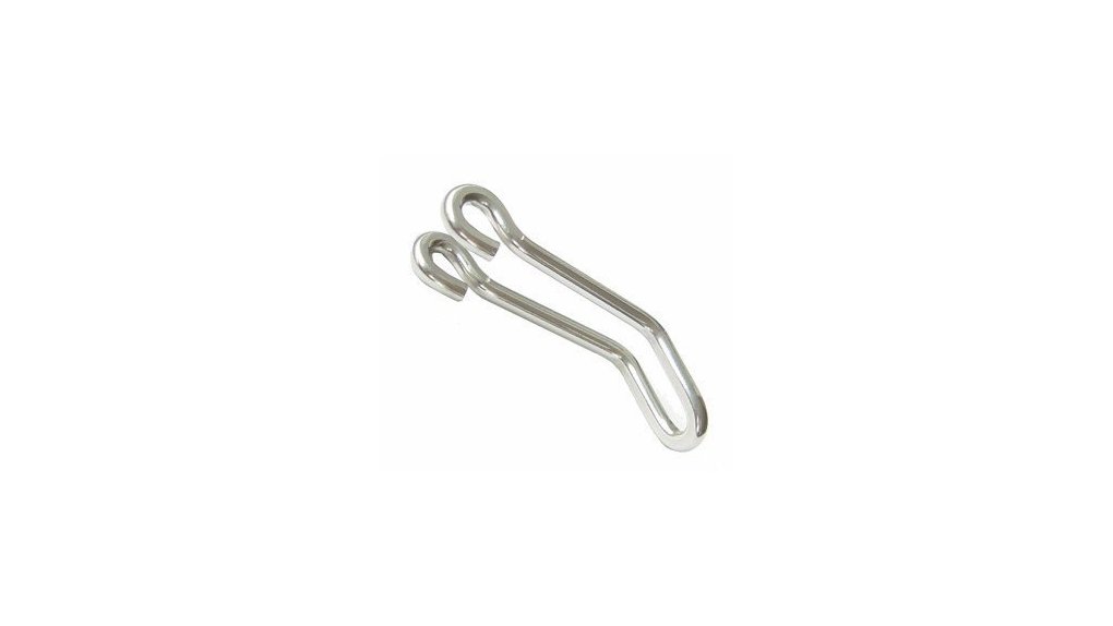 Support de phare avant pour fourche long en inox Support de phare avant pour fourche long en inox