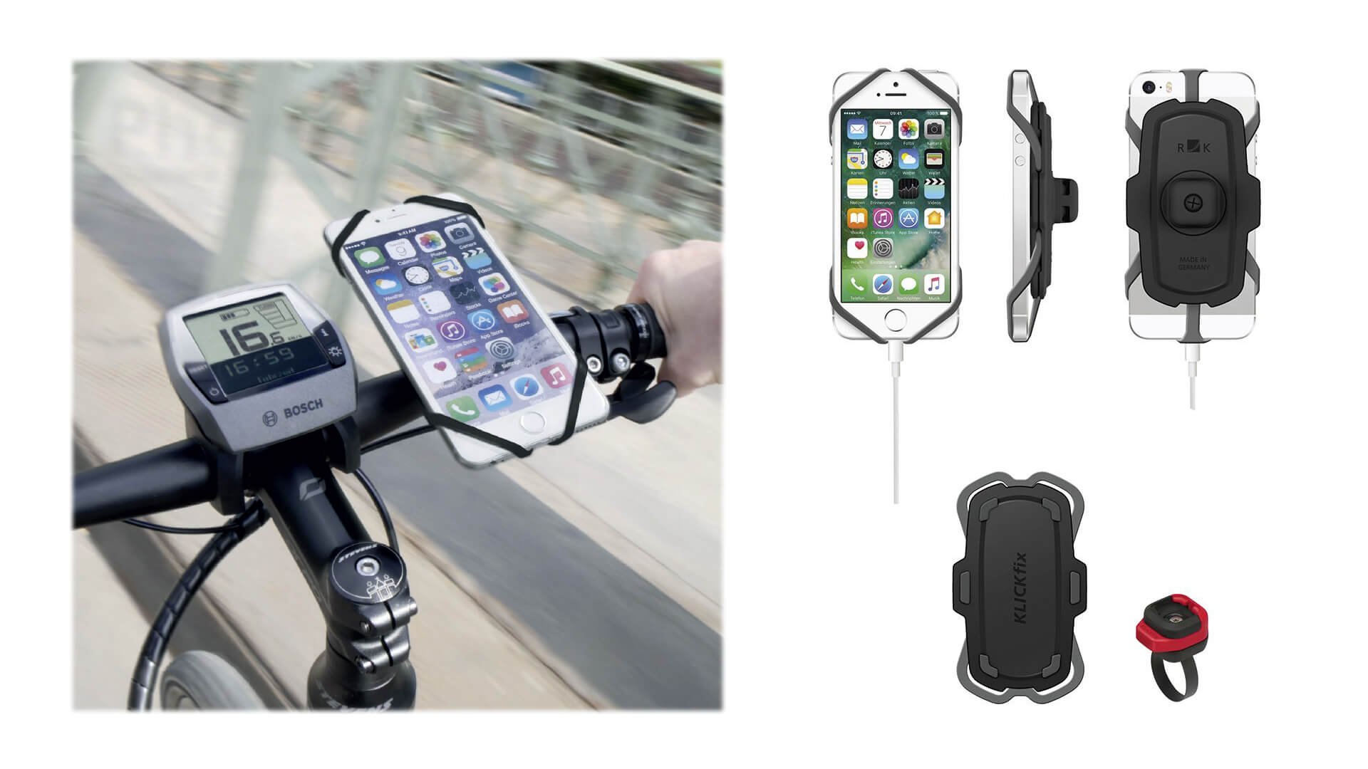 Détail des pièces du support pour smartphone Quad Mini 