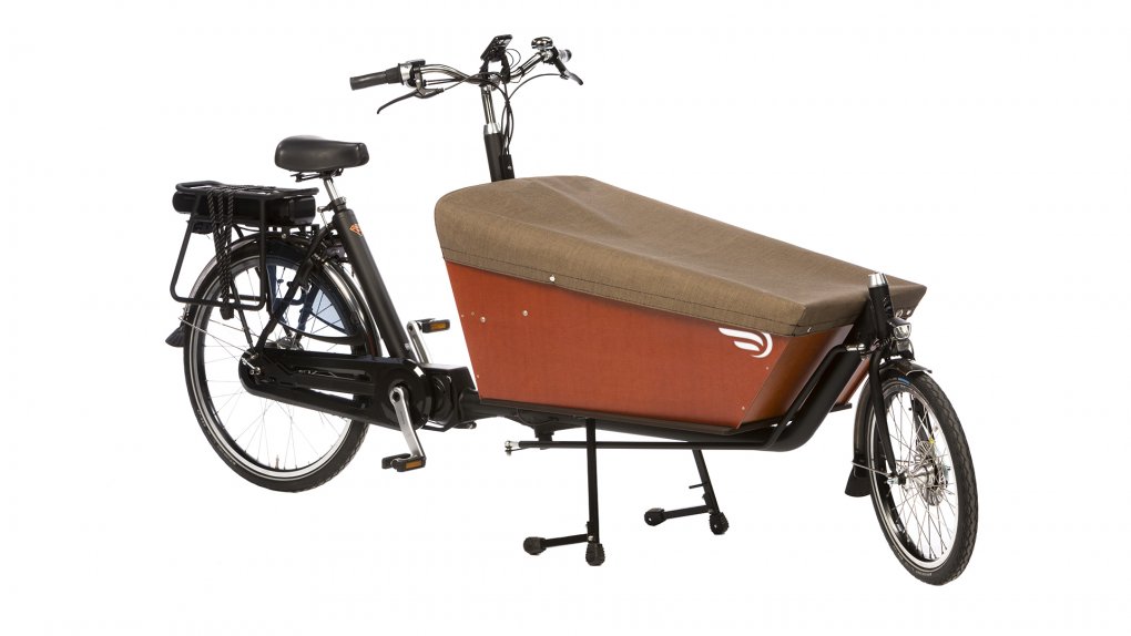 Housse de pluie Tweed pour biporteur Bakfiets.nl long Housse de pluie Tweed pour biporteur Bakfiets.nl long