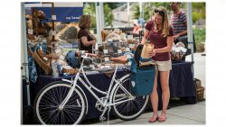 Sacoche sur vélo en situation