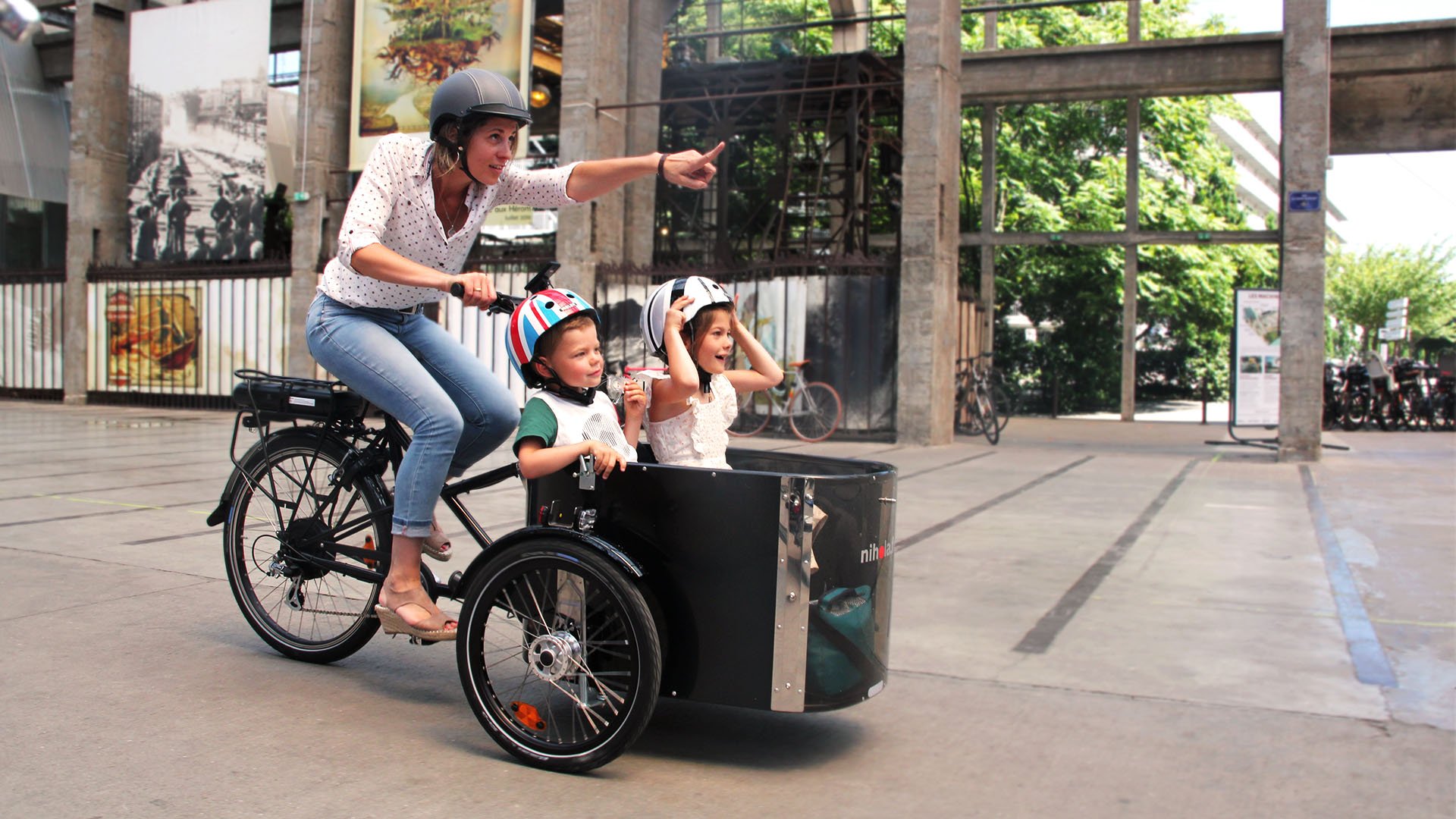 Triporteur NIHOLA Gamme cargo électrique