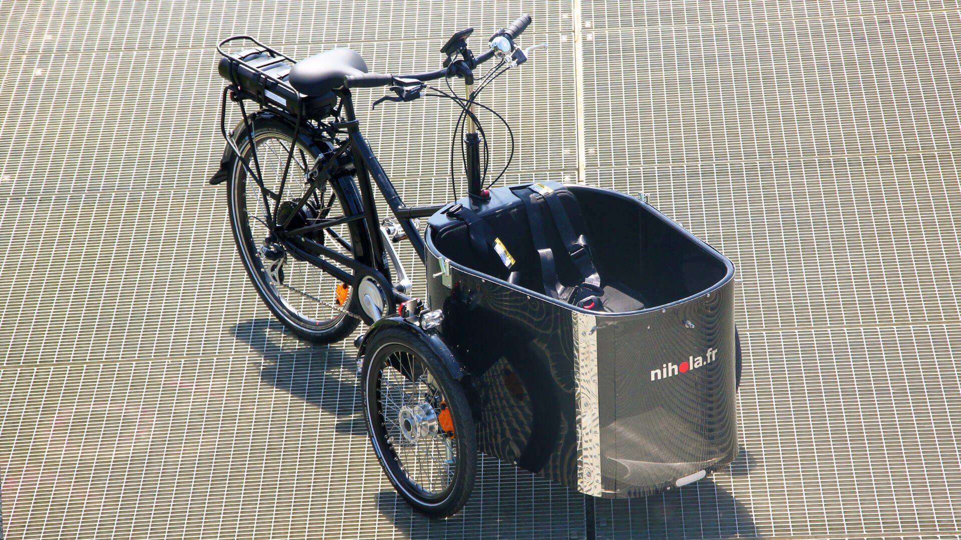 Triporteur NIHOLA Gamme cargo électrique