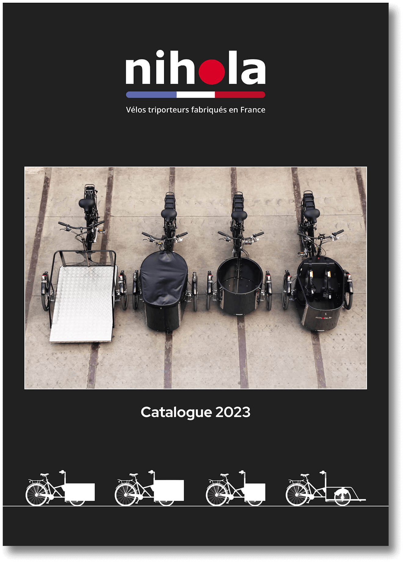 Page de couverture du catalogue NIHOLA 2023