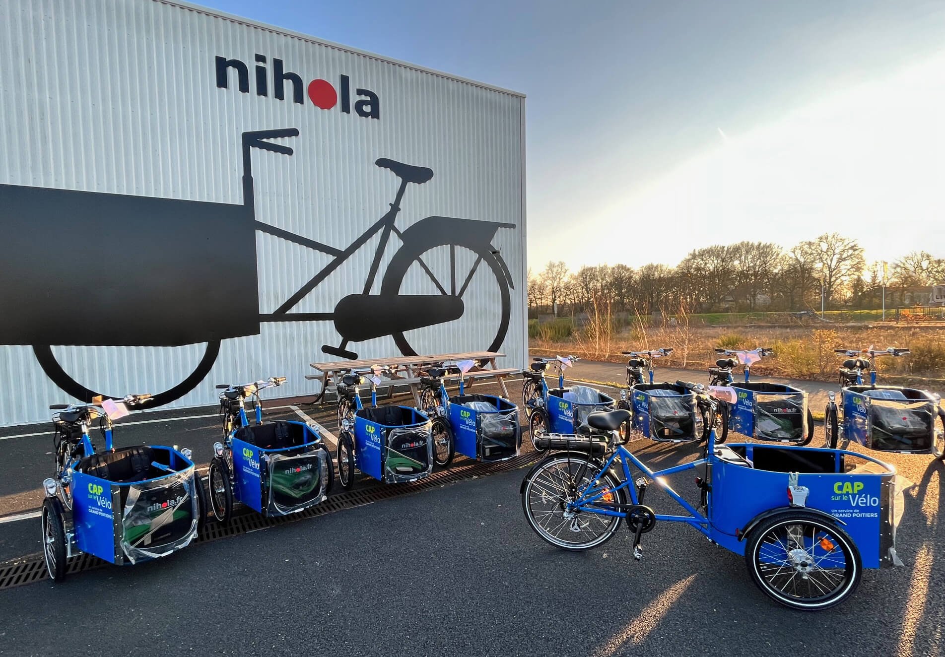 Flotte de NIHOLA Cargo Family électriques pour la communauté urbaine du Grand Poitiers