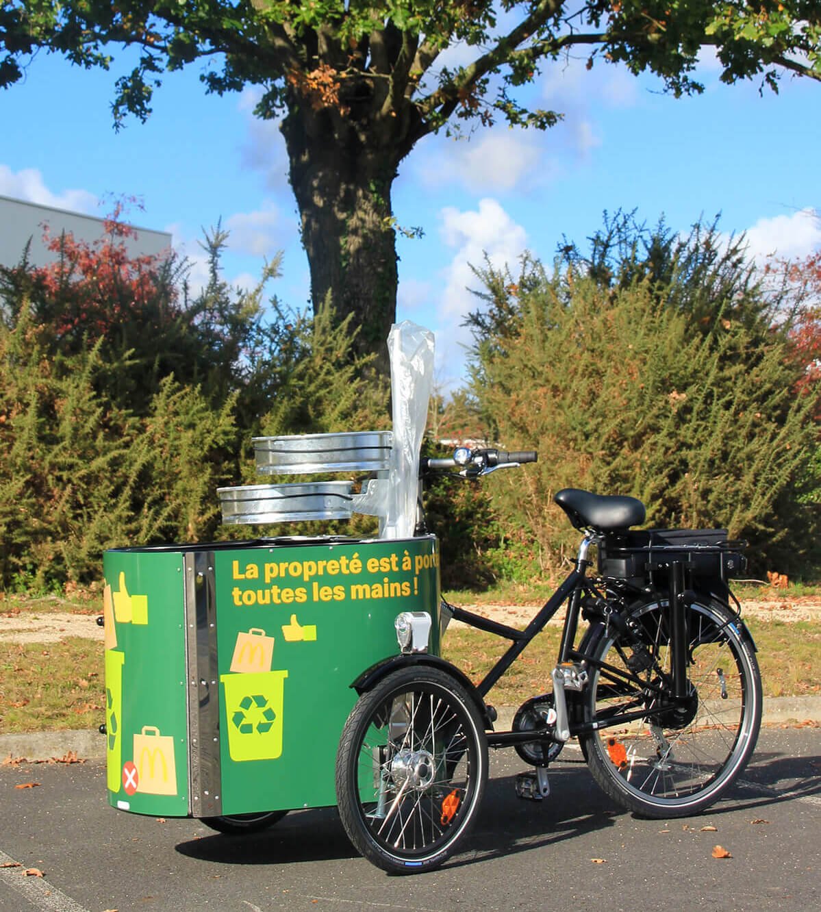 Triporteur Cargo XL électrique McDonald's