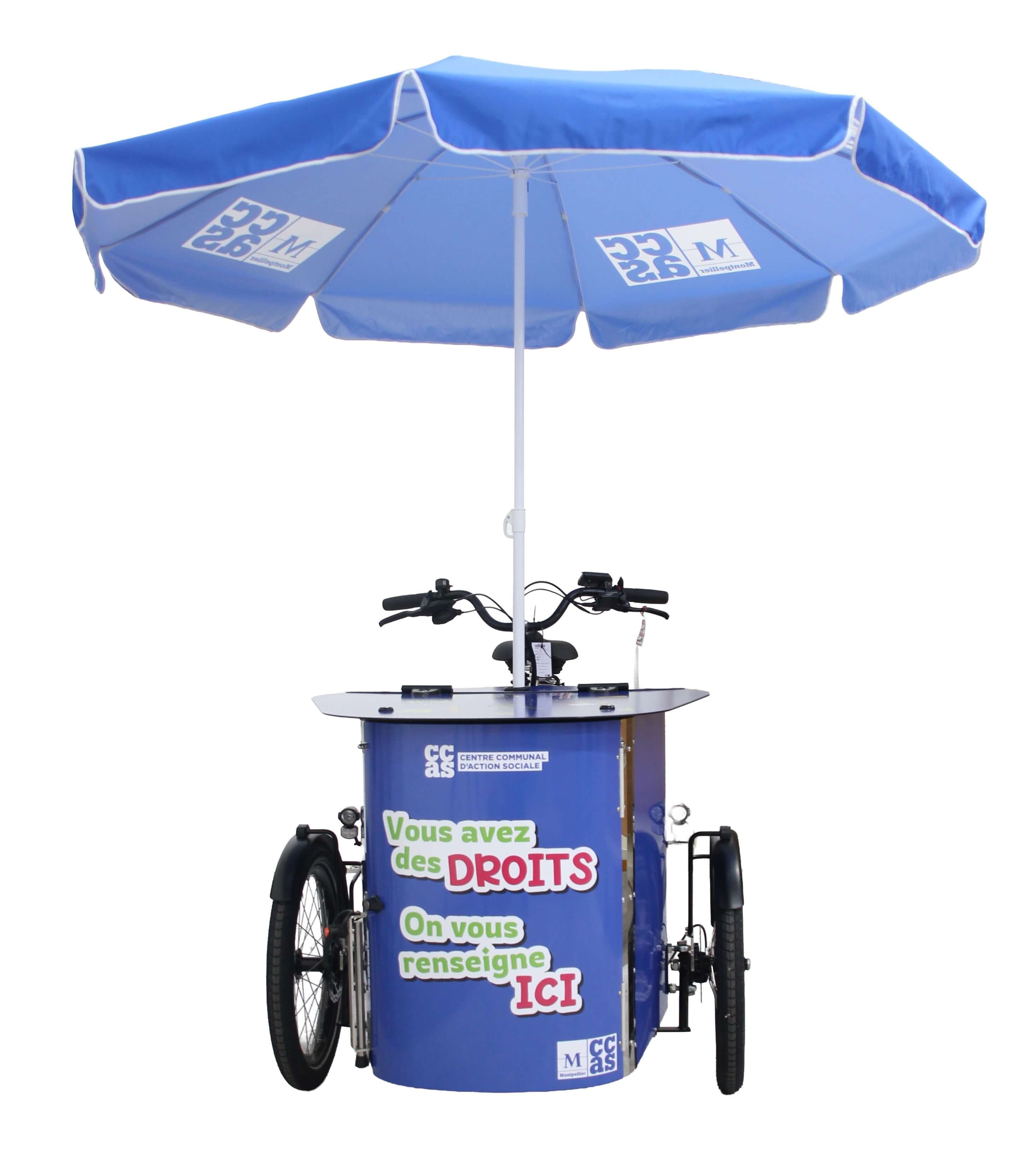 Triporteur CARGO XL Évènementiel - CCAS Montpellier 